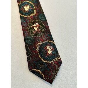 Looney Tunes Mania Vntg Men's Neck Tie Tasmanian Devil Taz 60" Length 4" Width‎